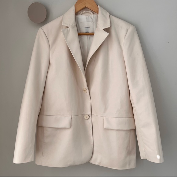 Aritzia Wilfred vegan leather memories blazer - Picture 2 of 6